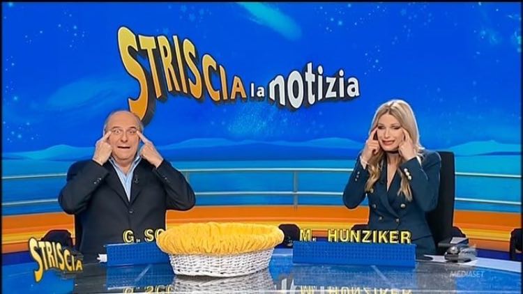 Michelle Hunziker la 'rissa' in diretta