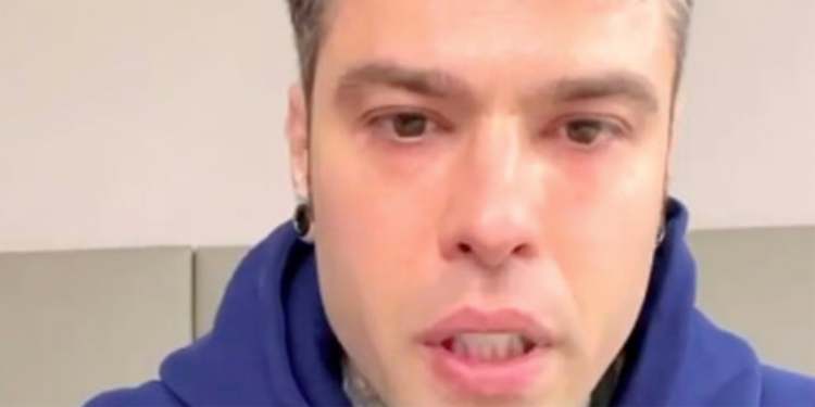 fedez pianto 