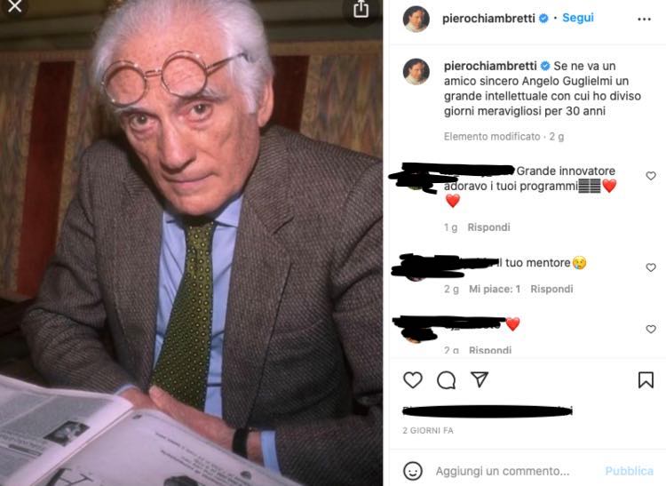 Piero Chiambretti dolore per il triste lutto