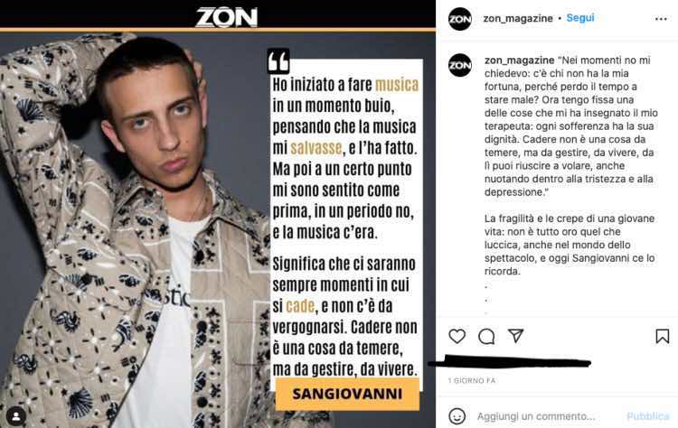 la confessione di Sangiovanni