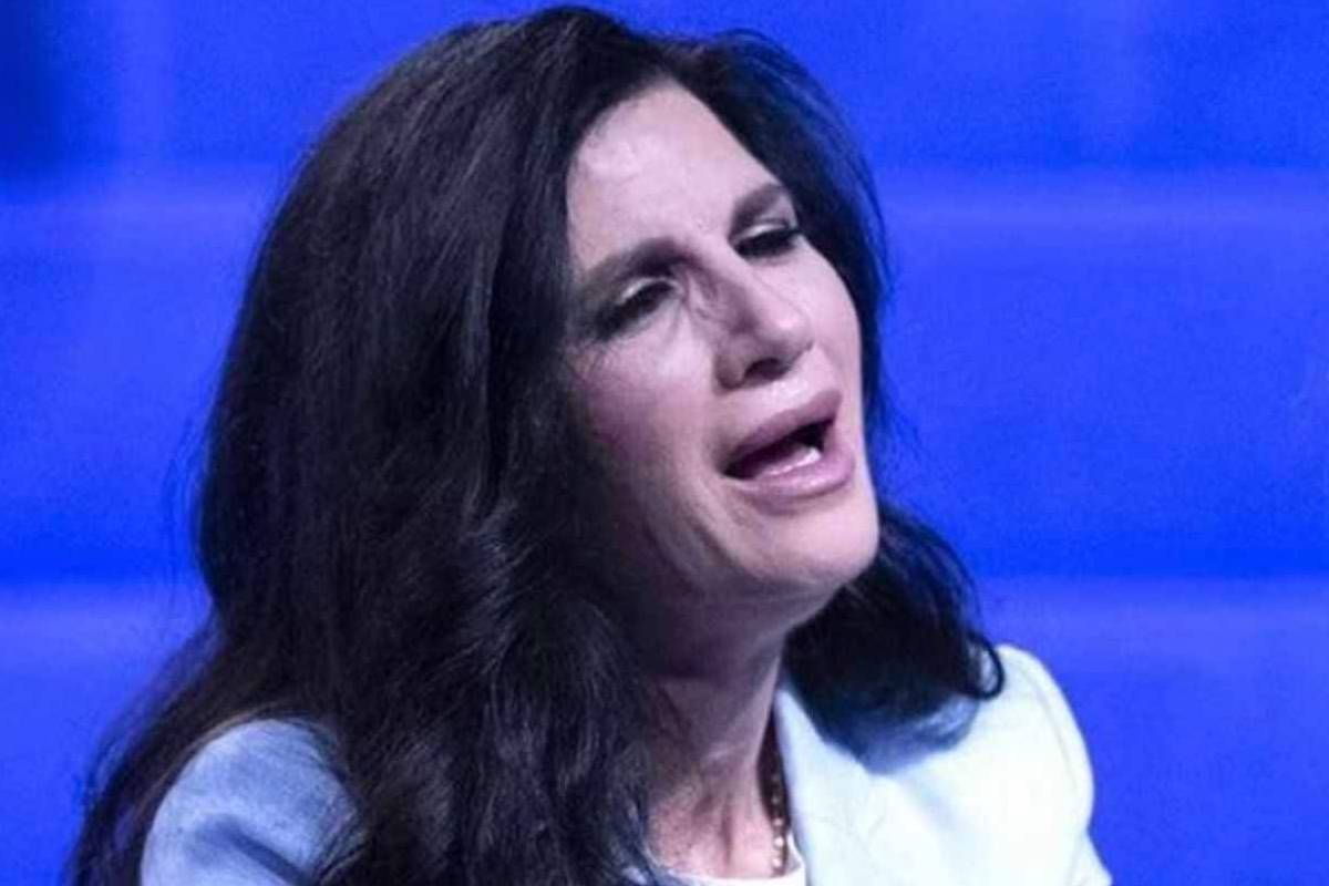 Pamela Prati in lacrime in TV