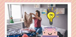 preparare valigia magliette