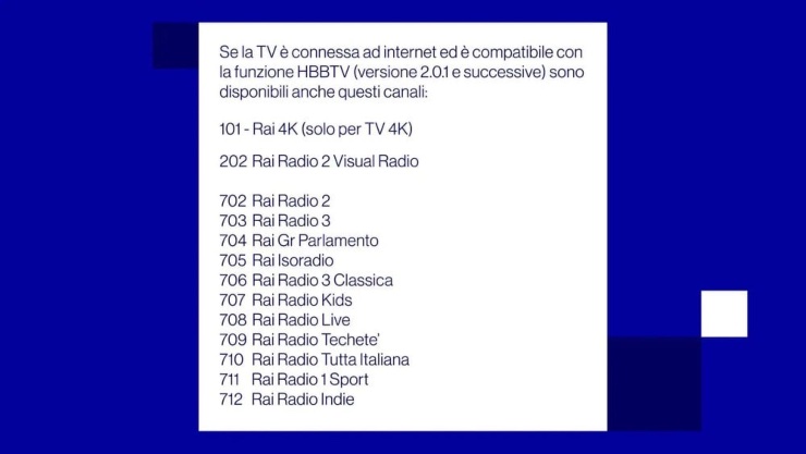 Rai 4K come abilitare la massima risoluzione sulla tv