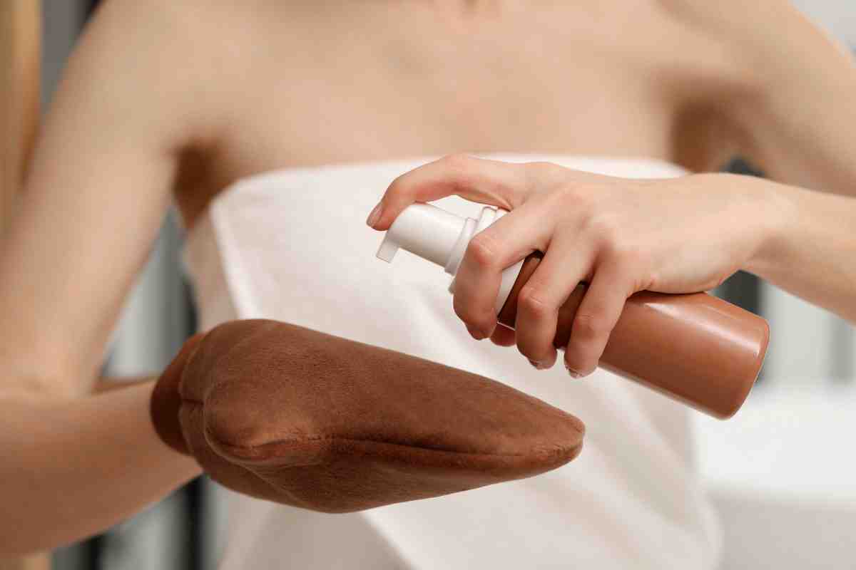 Usare l'autoabbronzante fa male