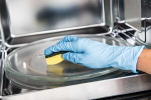 spugna: mettila nel microonde e vedrai che succede