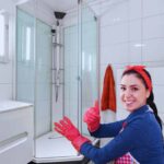 pulizia del box doccia
