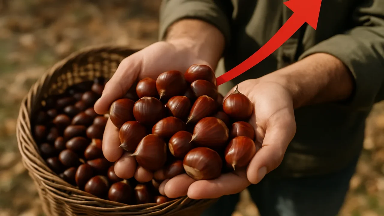 Castagne a 3,50 euro al chilo, prezzi in rialzo del 64,7% rispetto al 2025: perché