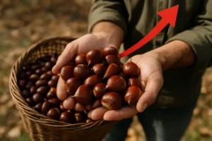 Castagne a 3,50 euro al chilo, prezzi in rialzo del 64,7% rispetto al 2025: perché