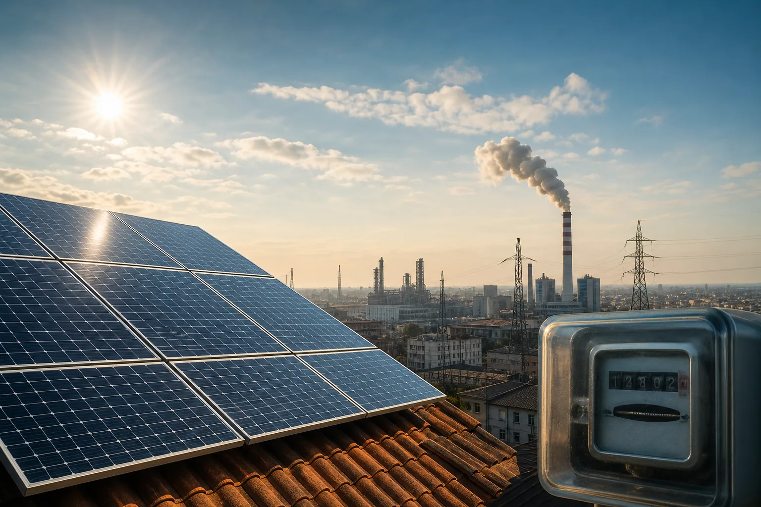 Fotovoltaico +27% a settembre ma la domanda di elettricità tocca il massimo dal 2014: il gap energetico italiano