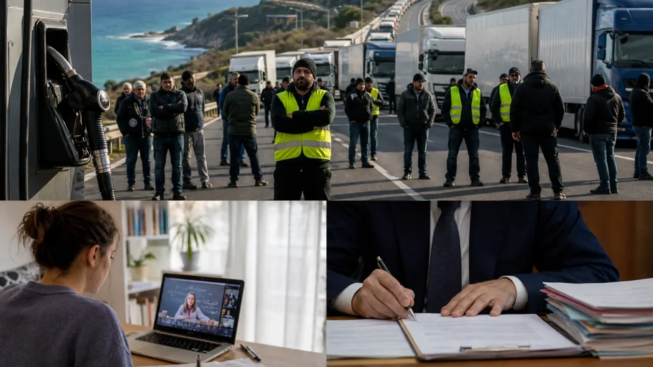 Crisi carburanti al Sud: blocchi tir e università chiuse