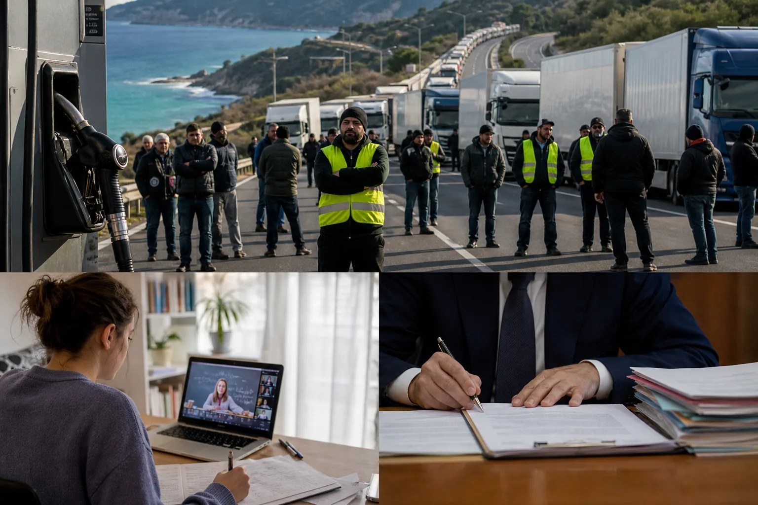 Crisi carburanti al Sud: blocchi tir e università chiuse